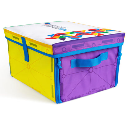 MAGNA-TILES Storage Bin & Interactive Play-Mat, The Original Magnetic Building Brand
