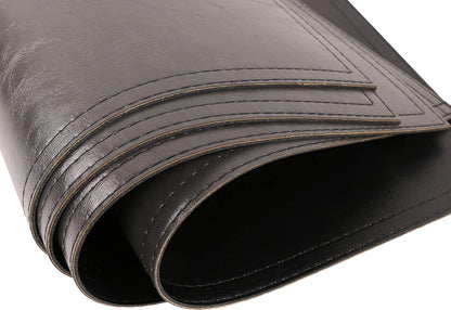 Waterproof PU Placemats, Faux Leather Dinging Table Mat, Set of 4, Easy to Wipe Off Scrub Vinyl