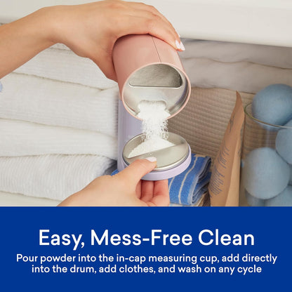 BLUELAND Oxi Laundry Booster Powder with Tin, Starter Set, Fragrance Free & Clear, 25 Loads, 17.6