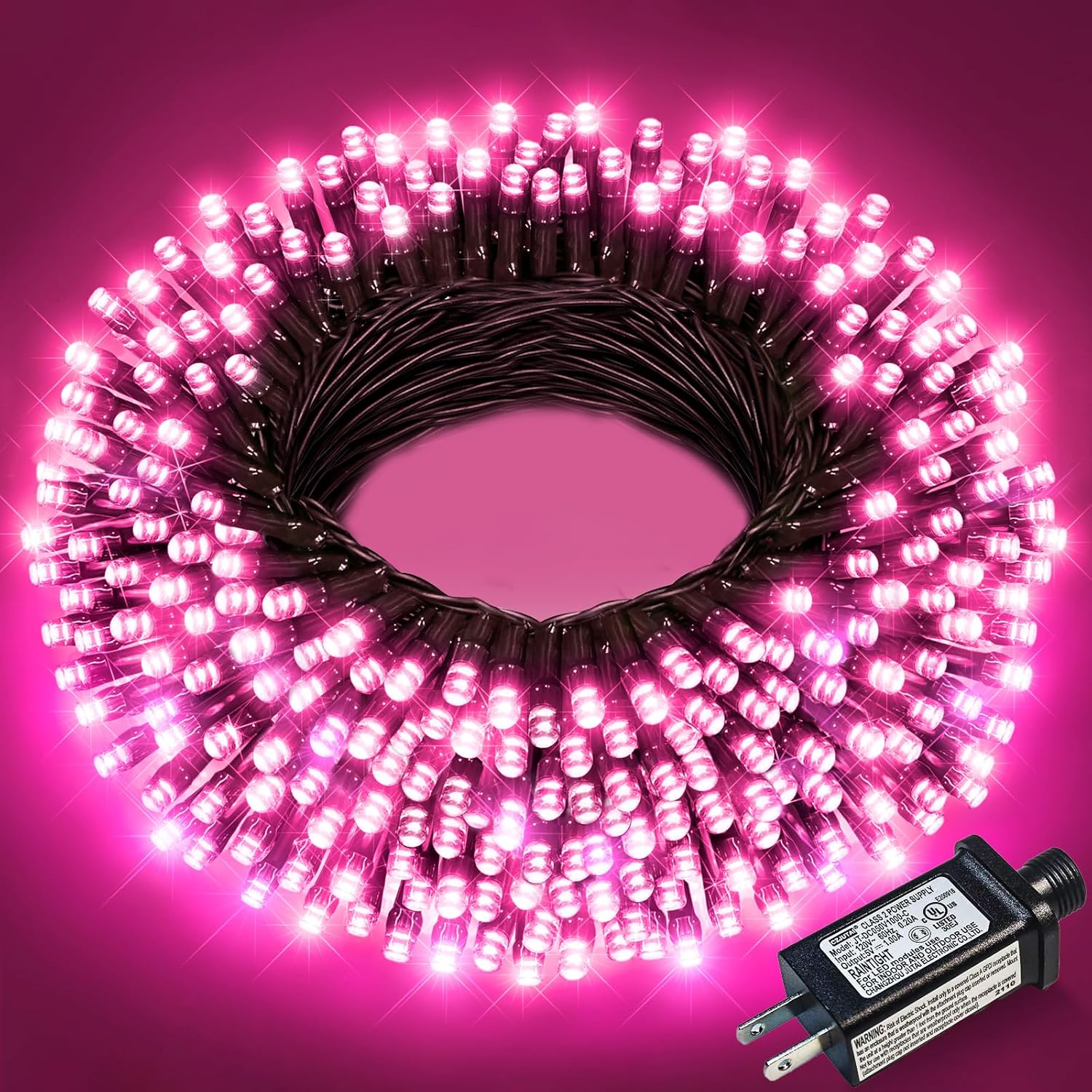 Christmas Lights Outdoor, 66FT 200 LED Christmas Tree Lights with 8 Modes Waterproof, Plug in Green