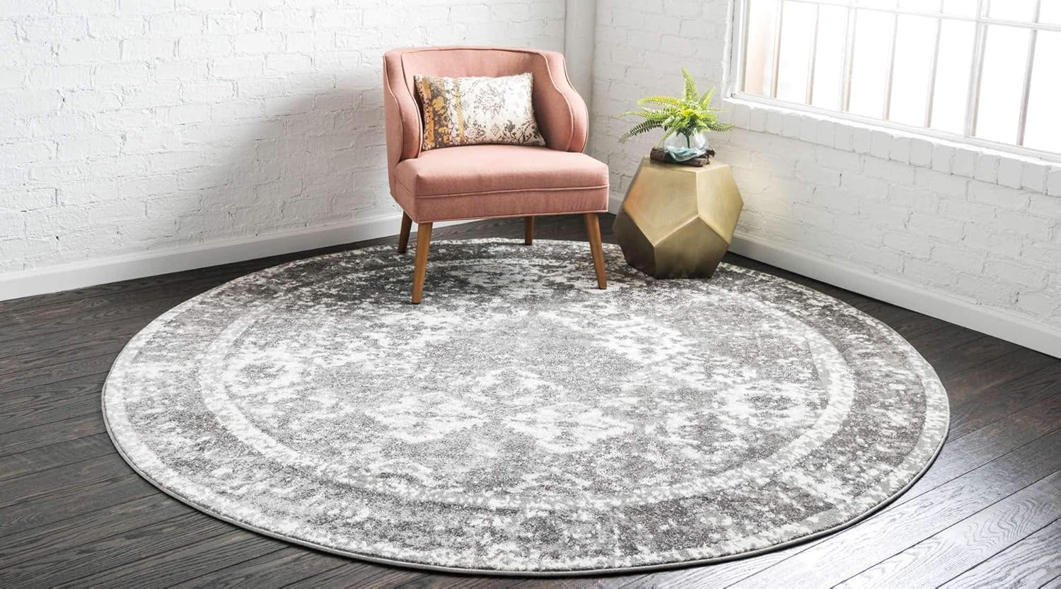 Unique Loom Rosso Collection Vintage, Traditional, Bohemian, Geometric, Distressed, Southwestern