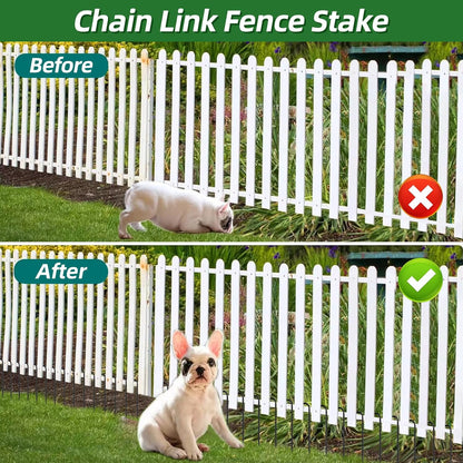 12 Inch Rebar Stakes J Hook Ground Stakes 16-Pack Heavy Duty Galvanized Chain Link Fence Stakes