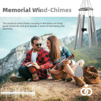 Wind-Chimes-Outdoor-Deep-Tone, Large Soothing Melodic Tones Windchimes, Wind Chimes for Outside