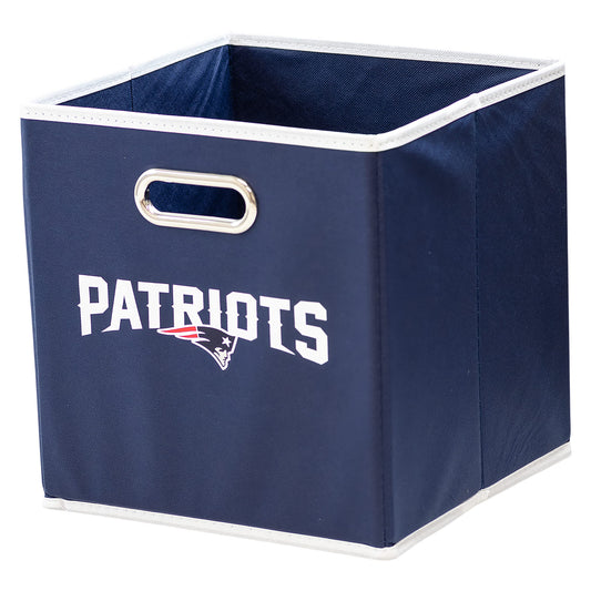 Franklin Sports NFL New England Patriots Collapsible Storage Bin