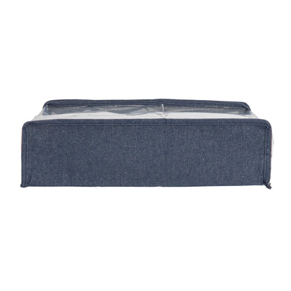 Household Essentials Under Bed Zippered Sweater Storage Bags with Clear Vision Panel, Set of 3