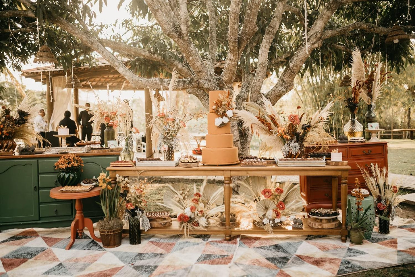 Natural Dried Pampas Grass Decor, Brown Pampas Grass， Bunny Tails Dried Flowers, Reed Grass Bouquet