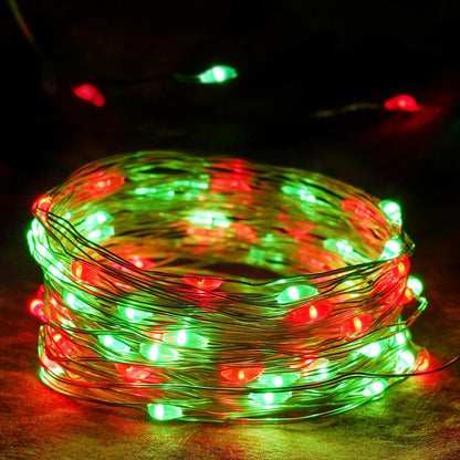 4-Pack 50 LED Fairy Lights Battery Operated with Timer, 16FT Waterproof Starry Christmas Lights