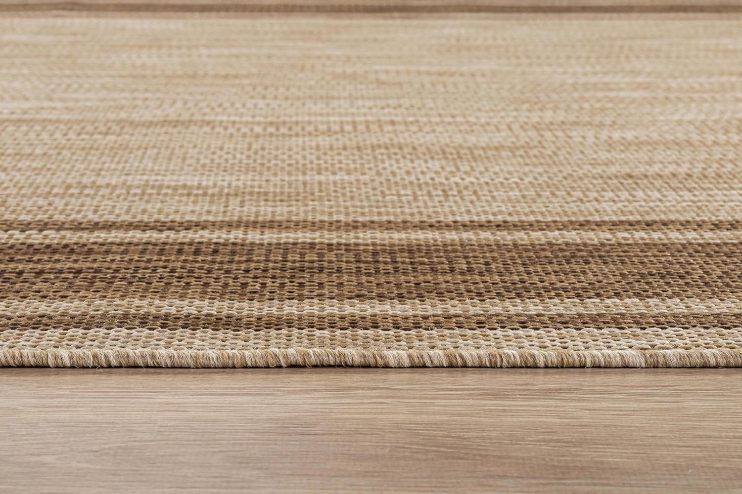 Beverly Rug Outdoor Rug 8x10 Modern Bordered Area Rugs for Indoor and Outdoor Patio Deck Porch