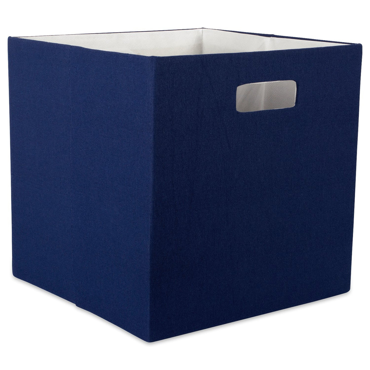 DII Fabric Storage Cube Organizer Bin 13x13x13 Foldable, Blue