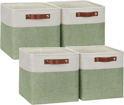 DULLEMELO Storage Baskets for Organizing, Fabric Storage Cubes for Dog Toy Box, 11 Inch Decorative