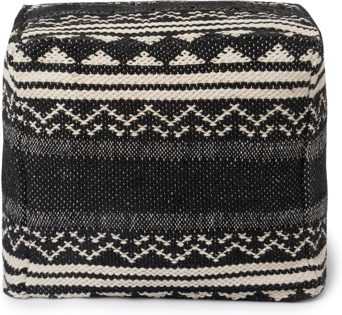 REDEARTH · Tufted Pouf Ottoman with Filler Textured Storage Cube Bean Bag Pouffe Footrest for