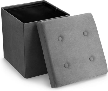 Sorbus Storage Ottoman Bench – Collapsible/Folding Bench Chest with Cover – Perfect Toy and Shoe