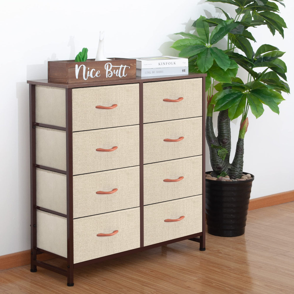 AZL1 Life Concept Storage Dresser Furniture Unit-Tall Standing Organizer for Bedroom, Office