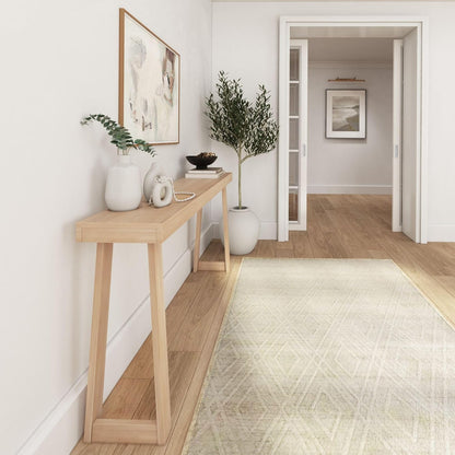 Plank+Beam Solid Wood Console Table, 66 Inch, Sofa Table, Narrow Entryway Table for Hallway, Behind