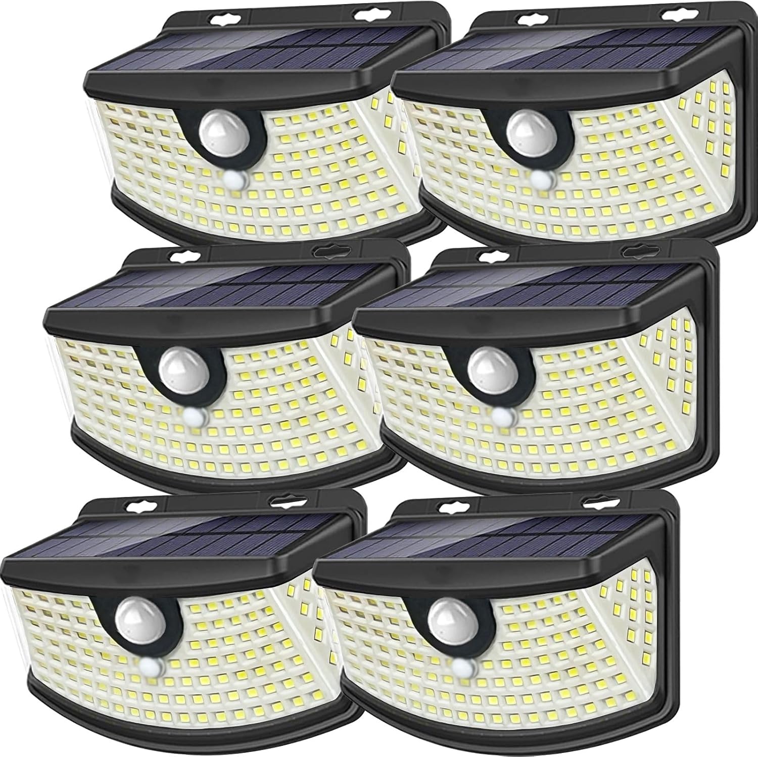 Aootek New Solar Motion Sensor Lights 120 LEDs with Lights Reflector,270° Wide Angle, IP65