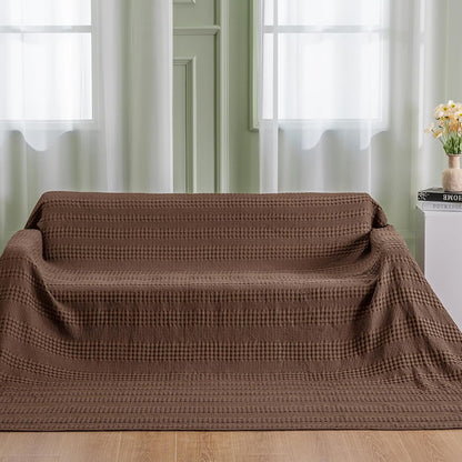 PHF Cooling Waffle Blanket California King Size, Lightweight 60% Rayon Derived from Bamboo & 40%