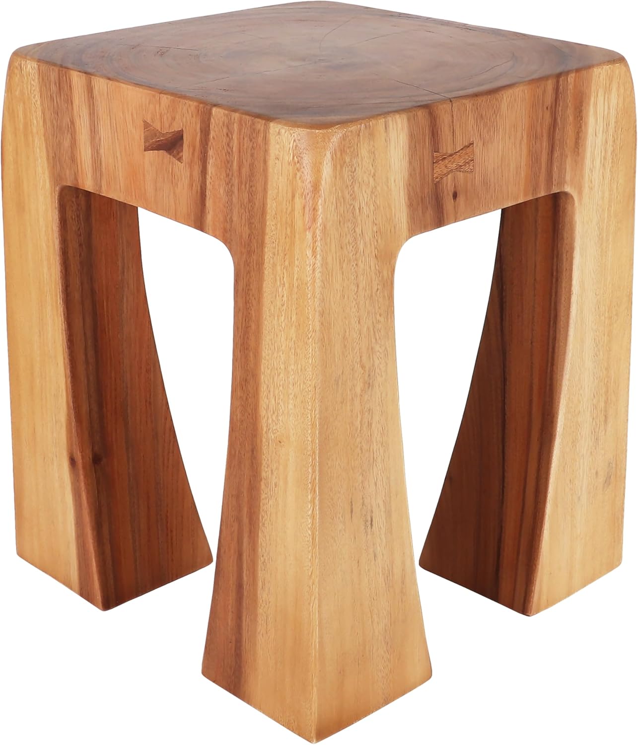 Rutledge & King Wooden End Table - Unique Wooden Side Table - Mid Century Side Table - Small Accent