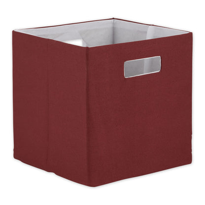 DII Collapsible Polyester Storage Cube, Solid, Lightweight and Durable, Small Square, 11x11x11