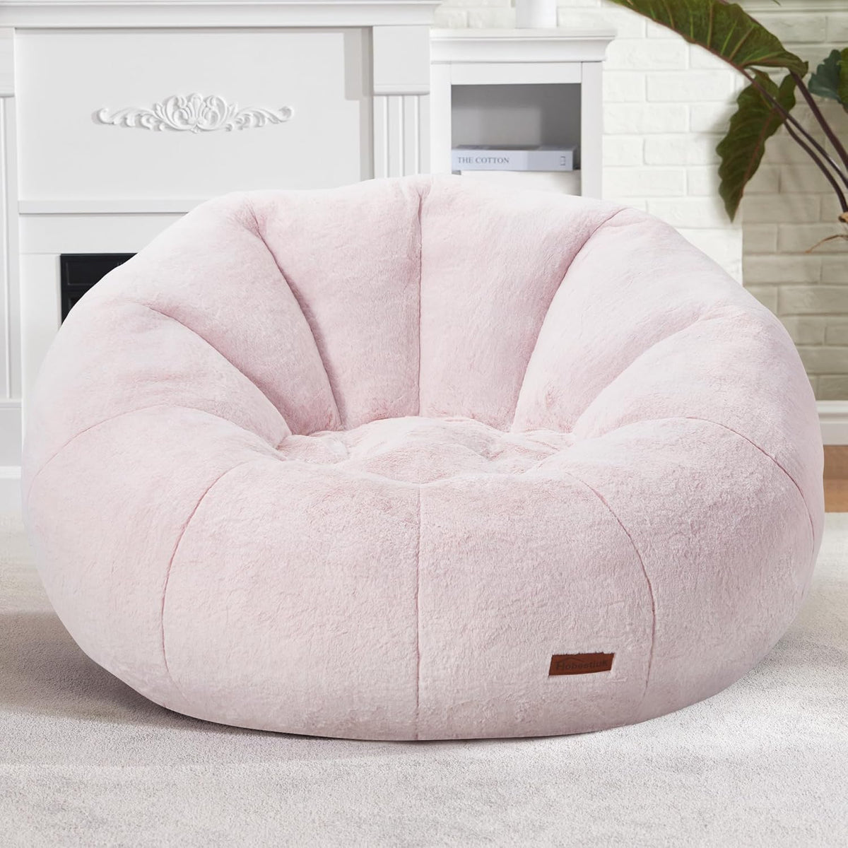 Hobestluk Bean Bag Chairs Large Bean Bag Couch for Adults Stuffed Sofa Chair Comfy Giant Bean Bag