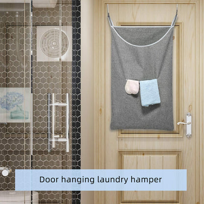 X-Large Door Hanging Hamper Bag,2 Pack Large Capacity Hanging Laundry Hamper Basket with Wide