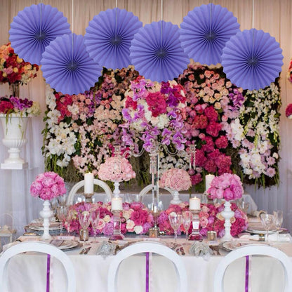 BARTHEW Purple Party Decorations,Purple Bridal Shower Decorations,Halloween Decor Events