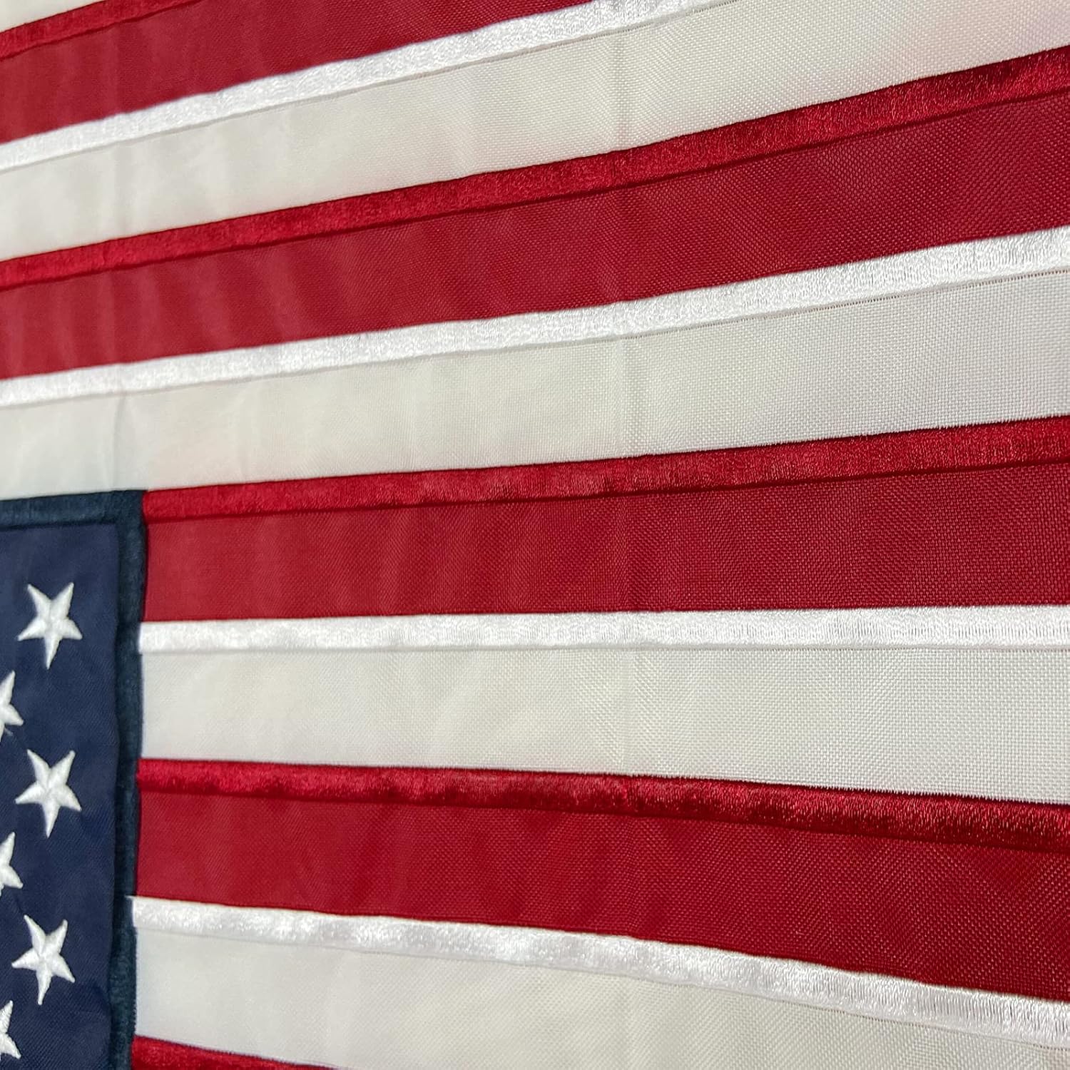 TOPFLAGS American Flag Garden Flag Embroidered Stars 12x18 Inch USA Small Flags for Yard US Flag