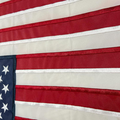 TOPFLAGS American Flag Garden Flag Embroidered Stars 12x18 Inch USA Small Flags for Yard US Flag