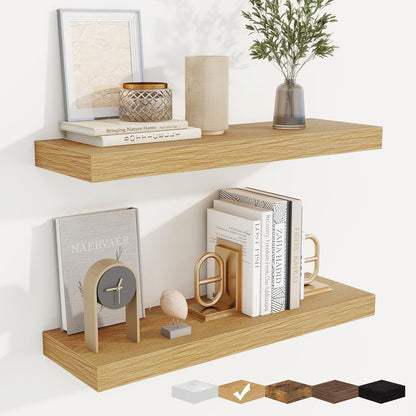fuqing Floating Shelves for Wall, Bathroom Shelf Wall Mounted for Storage, Shelves with Invisible