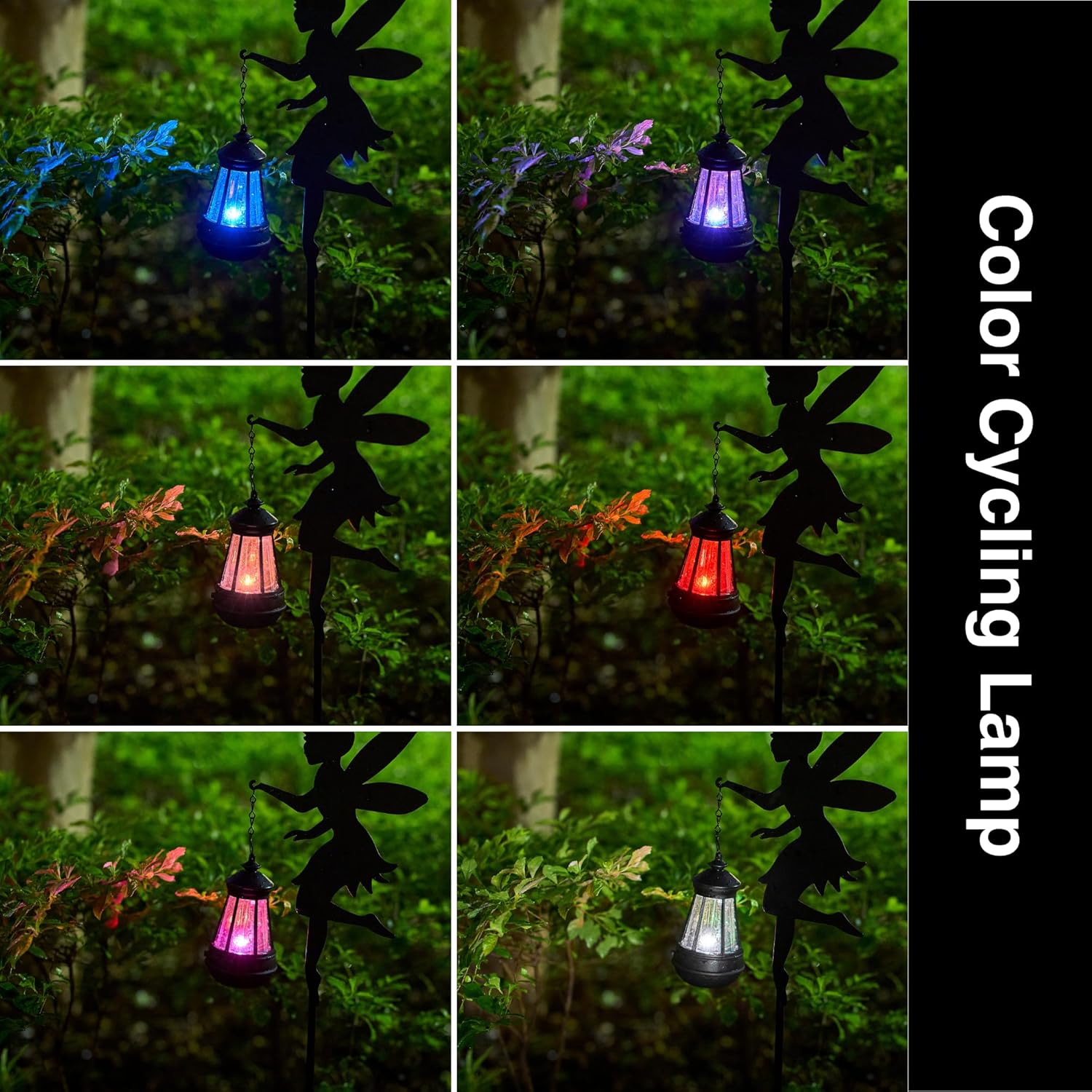 Fairy Garden Accessories Lawn Ornaments 1 Pair - Solar Lights Halloween Decorations Outdoor Garden