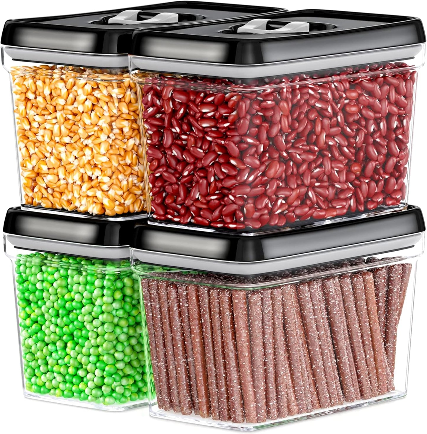 DWËLLZA KITCHEN Airtight Food Storage Containers - Pantry Snacks Kitchen Container, Baking