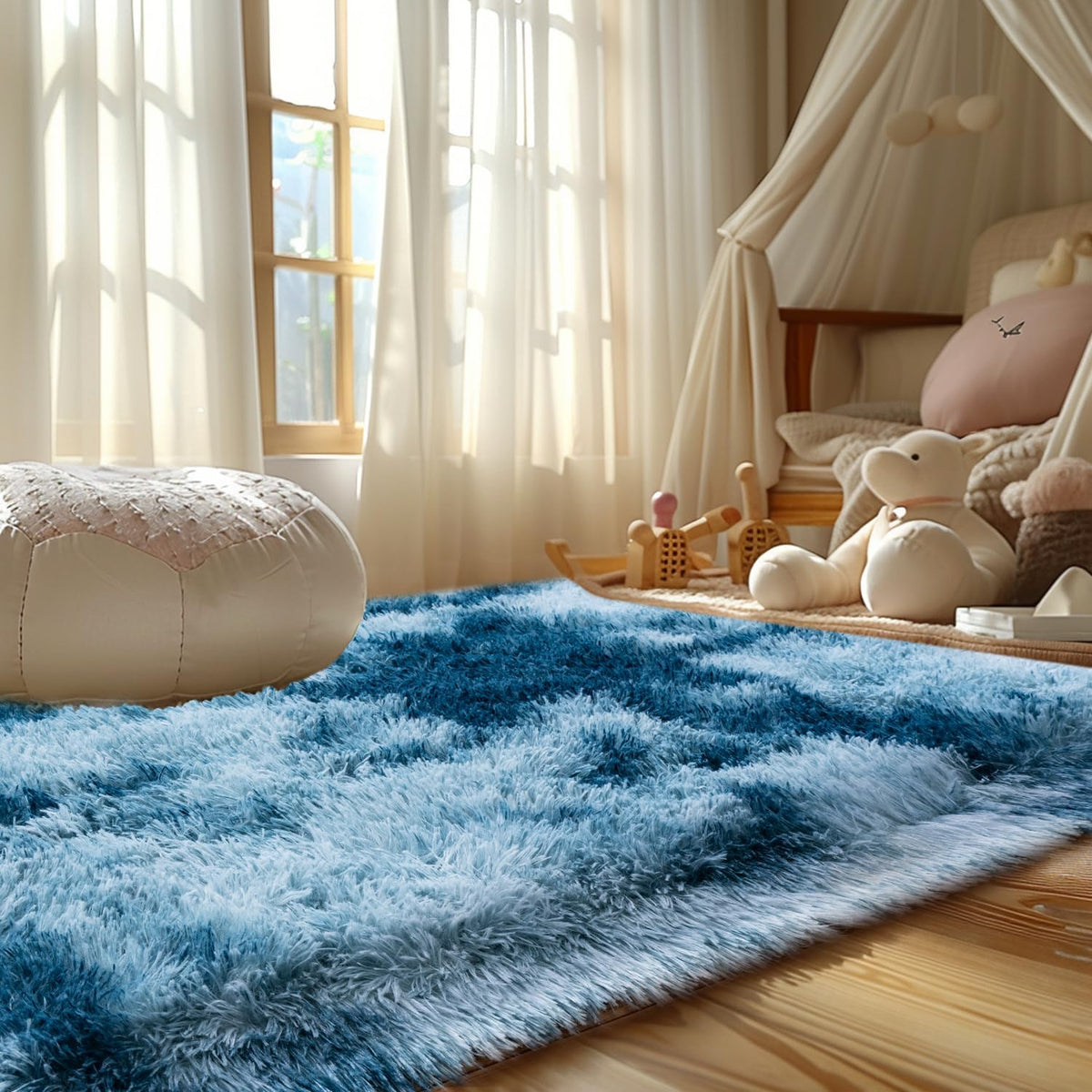 Rezutan Soft Rug for Living Room Bedroom Large Comfy Modern Shaggy Fuzzy for Kids, Plush Indoor