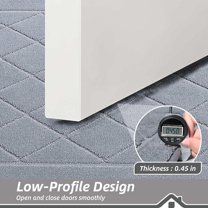 BEQHAUSE Dirt Trapper Door Mat 32" x 48", Doormat Non-Slip Entryway Rugs Washable, Dog Door Mat