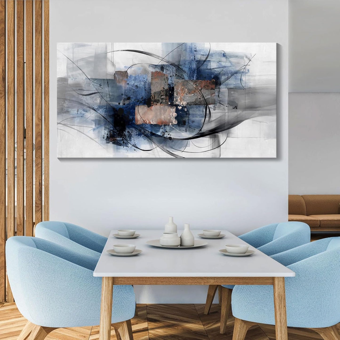 Mofutinpo Canvas Wall Art for Living Room, Bedroom, Office - Large Wall Art Decor - Abstract Wall