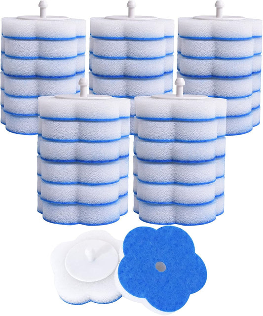 Toilet Bowl Wand Refills 32 Pcs Disposable Toilet Brush Cleaning Sponges Heads Not Compatible with