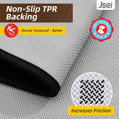 JSEI Entryway Rugs Doormat 20"x32", Non-Slip Dirt Trapper Door Mats Indoor, Washable Absorbent and