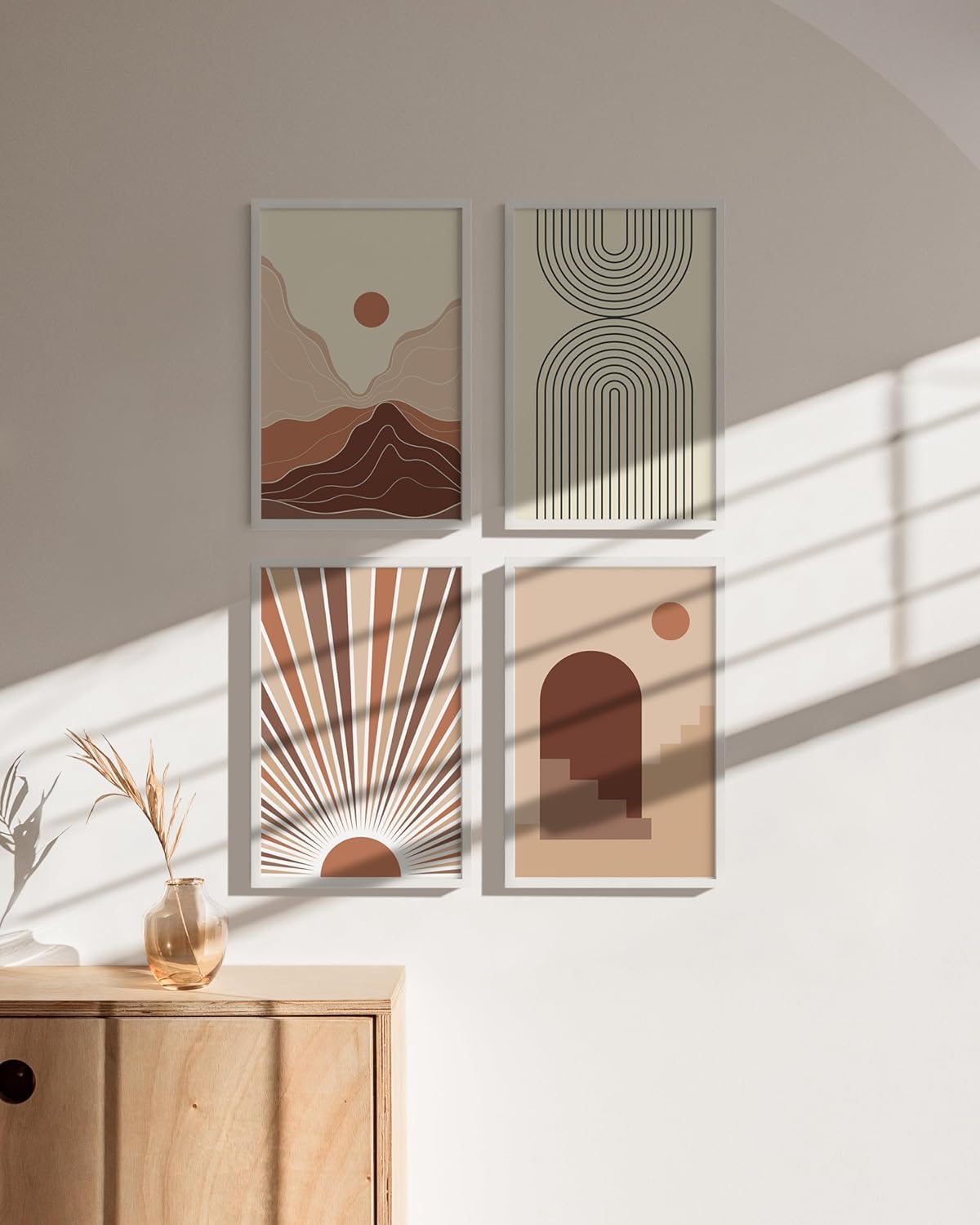 HAUS AND HUES 11x17 White Metal Picture Frames - Features Premium Aluminum, Vertical & Horizontal