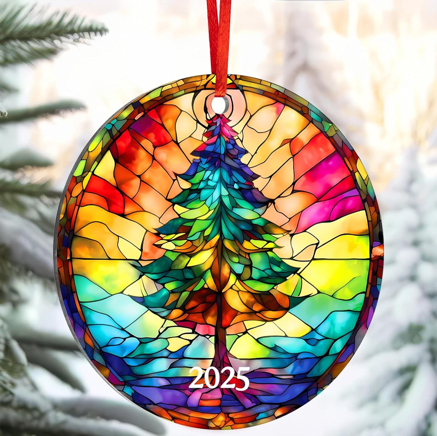 Jabihome Christmas Ornaments 2025, Exchange for Women, Men, Collectible Dated Year Ornaments for