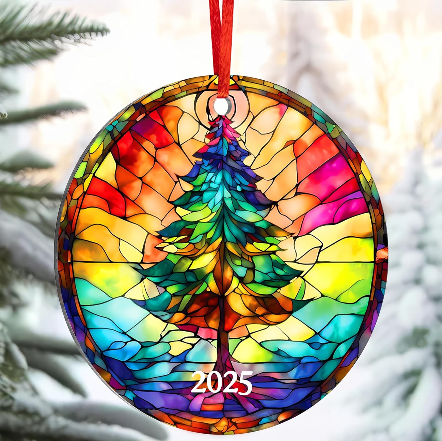 Jabihome Christmas Ornaments 2025, Exchange for Women, Men, Collectible Dated Year Ornaments for
