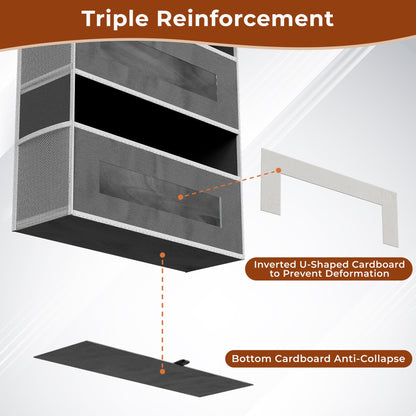 2 Pack 5 Tier Over The Door Organizer Space-Saving Storage for Any Room