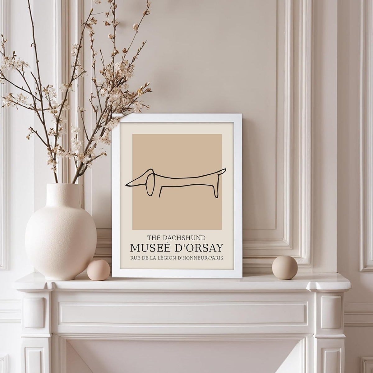 Poster Master Vintage Poster - Retro Minimalist Print - Gift for Artist, Housewarming - Dachshund