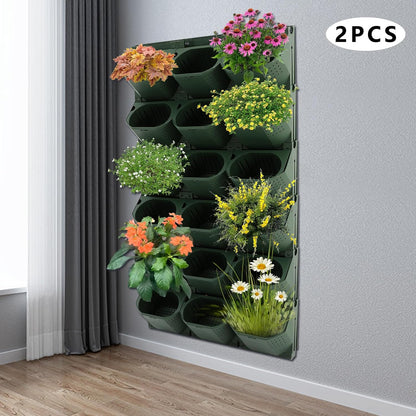 Self Watering Wall Planter | 36 Pots Vertical Garden Planter for Indoor Plants | Wall-Mounted