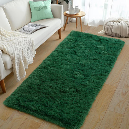 Rezutan Modern Shaggy Area Rug - Super Soft Fluffy Non-Slip Living Room Bedroom Rug for Kids