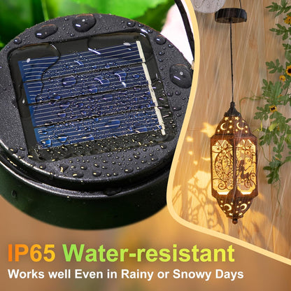 AA 600Mah Solar Light Replacement Top Parts for Solar Outdoor Lantern, Waterproof LED Lights for