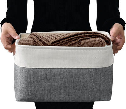 DECOMOMO Storage Bins Fabric Storage Baskets for Shelves, Linen Closet Organization Toys Nursery