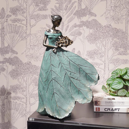 Guichifun Fairy Statue Collection Home Decoration - 22IN Leaf Angel Girls Resin Large Home Decor
