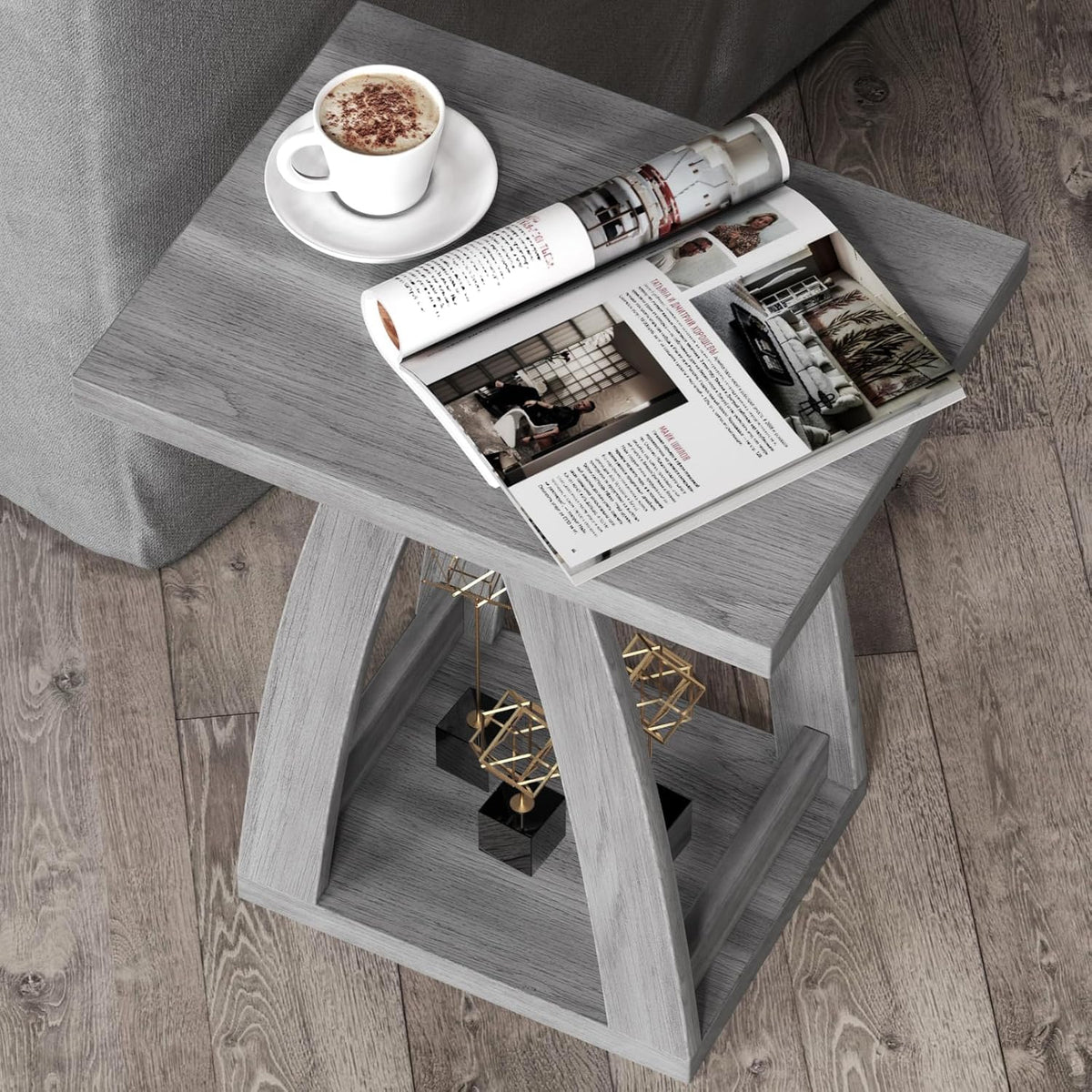 End Tables Living Room, Side Table Beside Sofa, Nightstand for Bedroom, Couch Side Table with