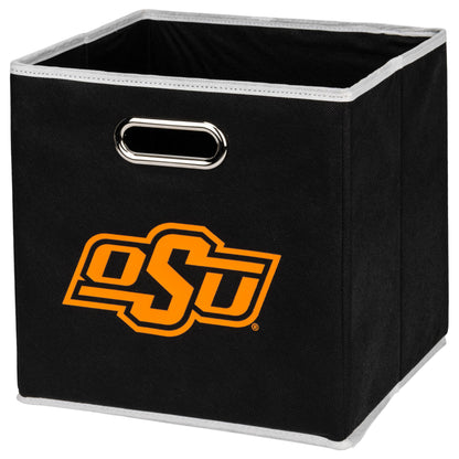 Franklin Sports NCAA Storage Bin - Cube Organizer - Oklahoma State