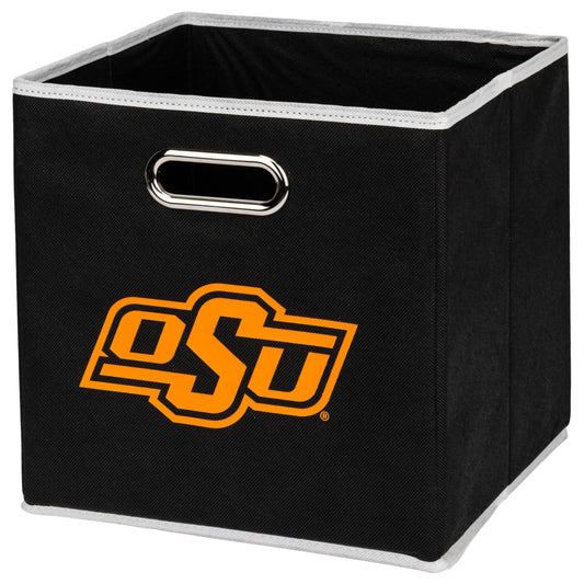 Franklin Sports NCAA Storage Bin - Cube Organizer - Oklahoma State