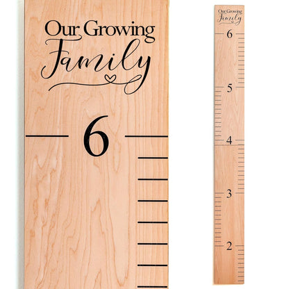 Wooden Growth Chart – Kids Height Chart, Wall Measurement for Kids, Height Chart for Wall, Growth