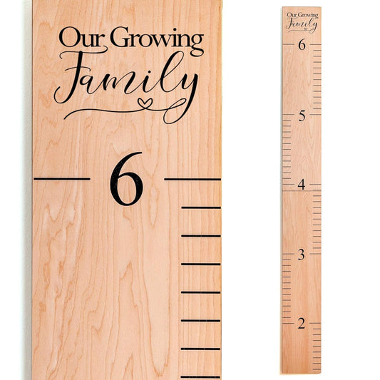 Wooden Growth Chart – Kids Height Chart, Wall Measurement for Kids, Height Chart for Wall, Growth